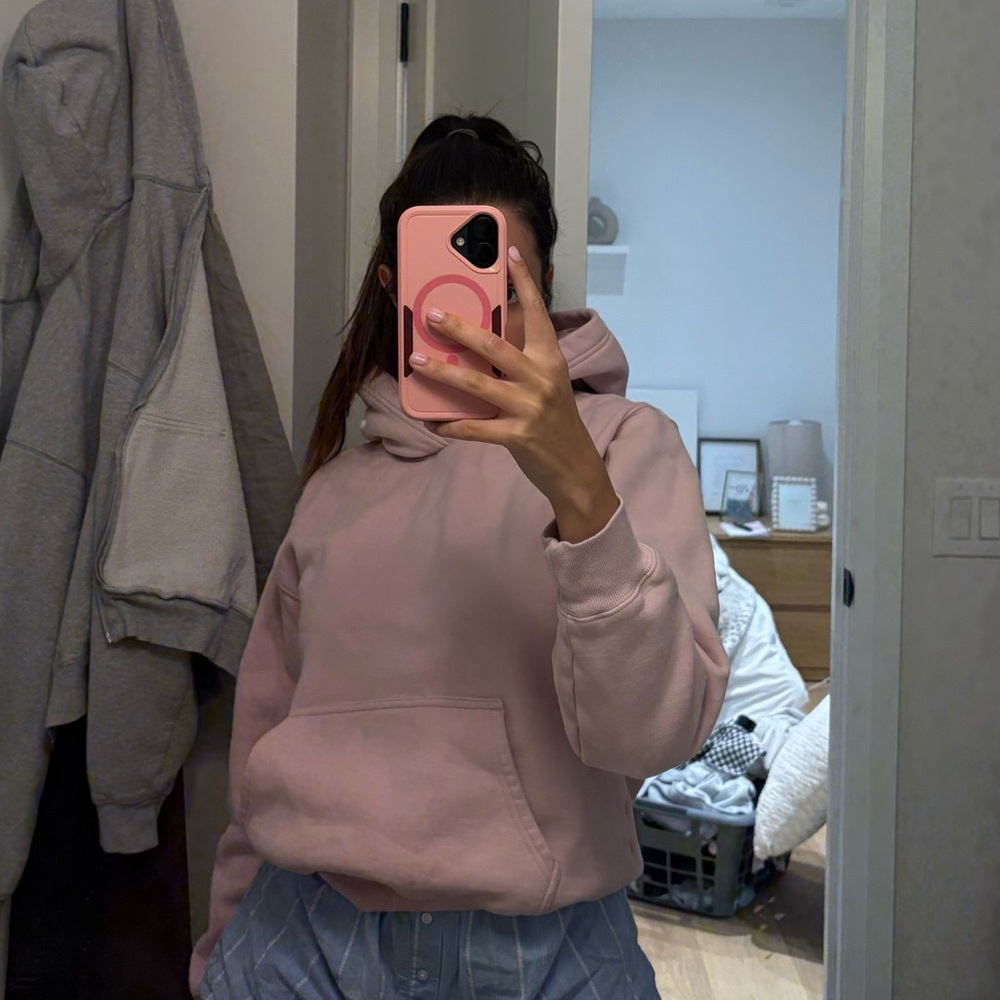 Aritzia Blush Pink Hoodie